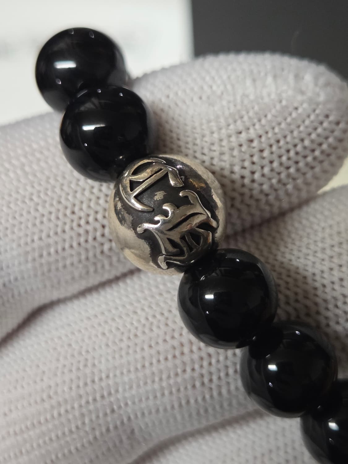 크롬하츠10mm2볼 비즈팔찌 상품이미지5