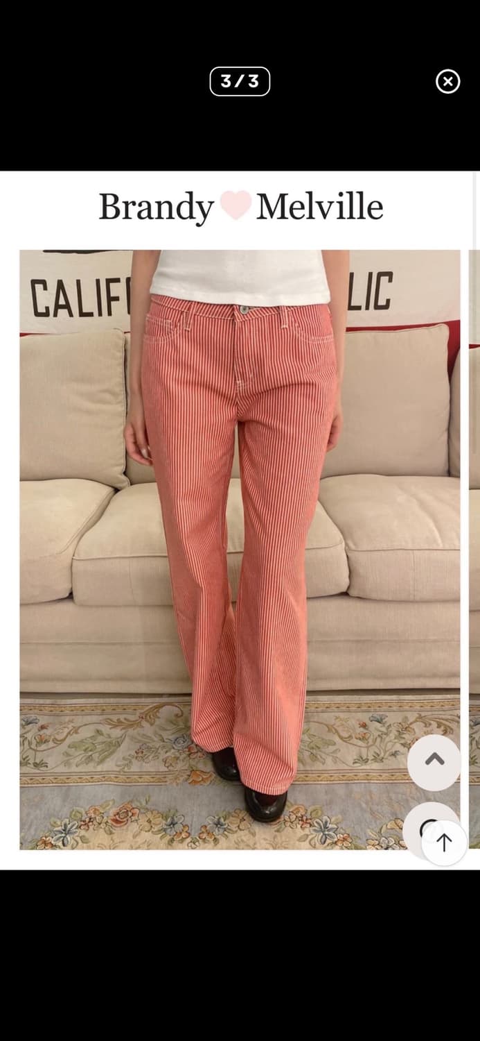 브렌드 멜빌 스트라이프 팬츠 상품이미지3