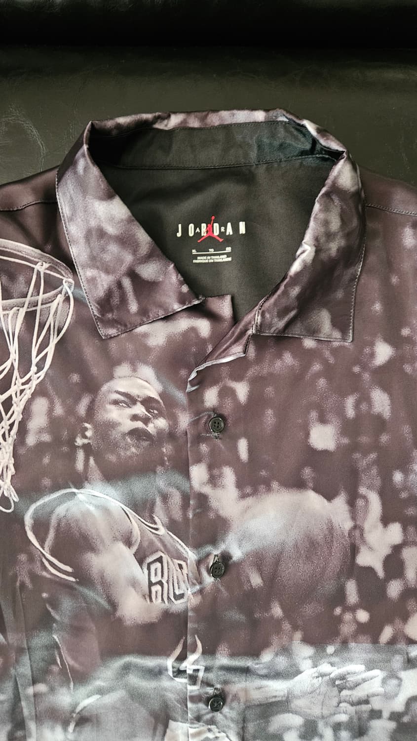 아 마 마니에르 x 조던 사틴 버튼업 셔츠 상품이미지4