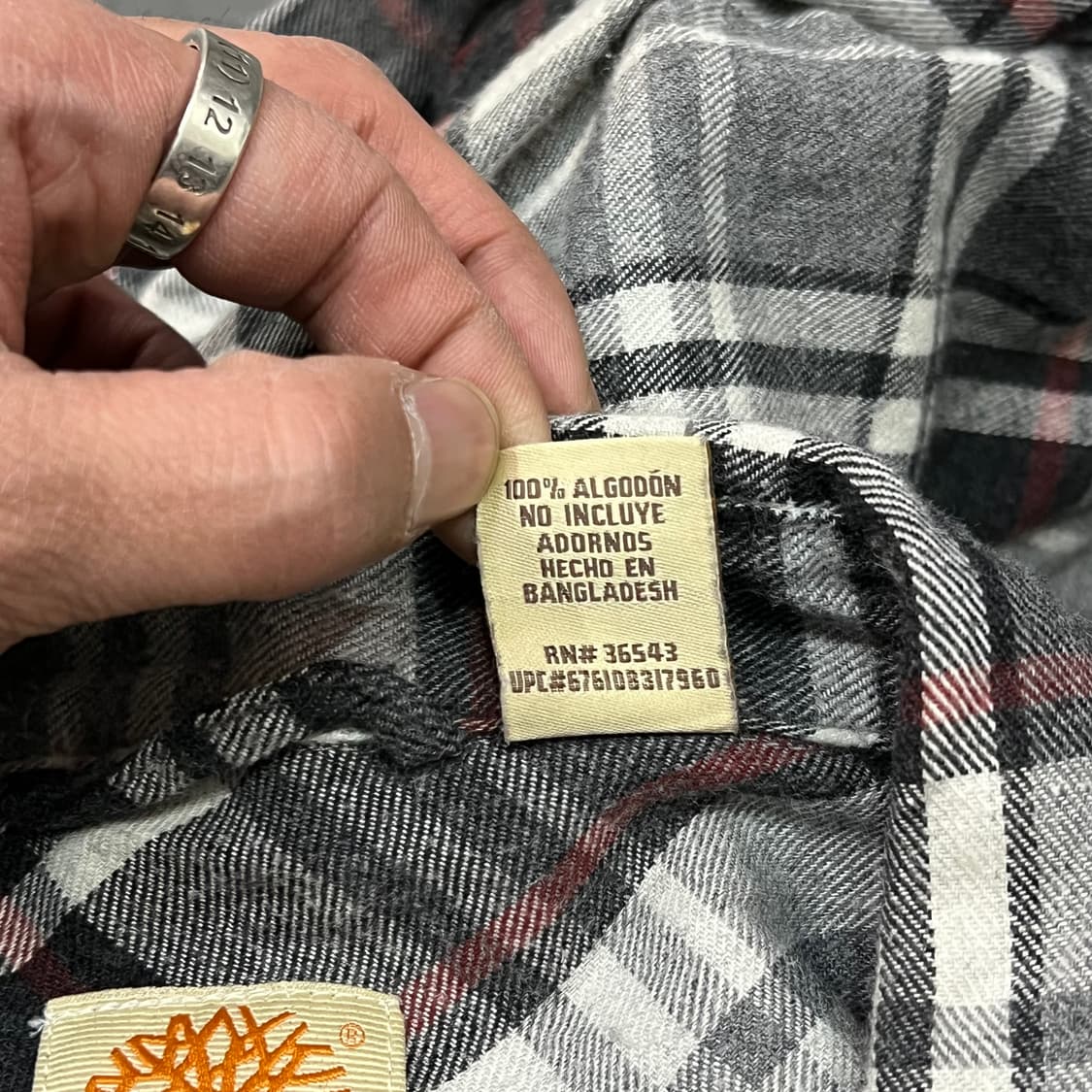  팀버랜드 워크 체크 셔츠 y14971 상품이미지7