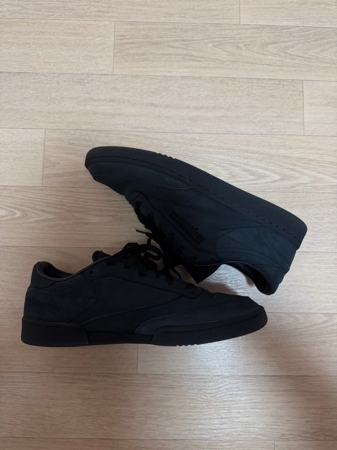 JJJJound x Reebok 클럽 C 코어 블랙 (300) 상품이미지4