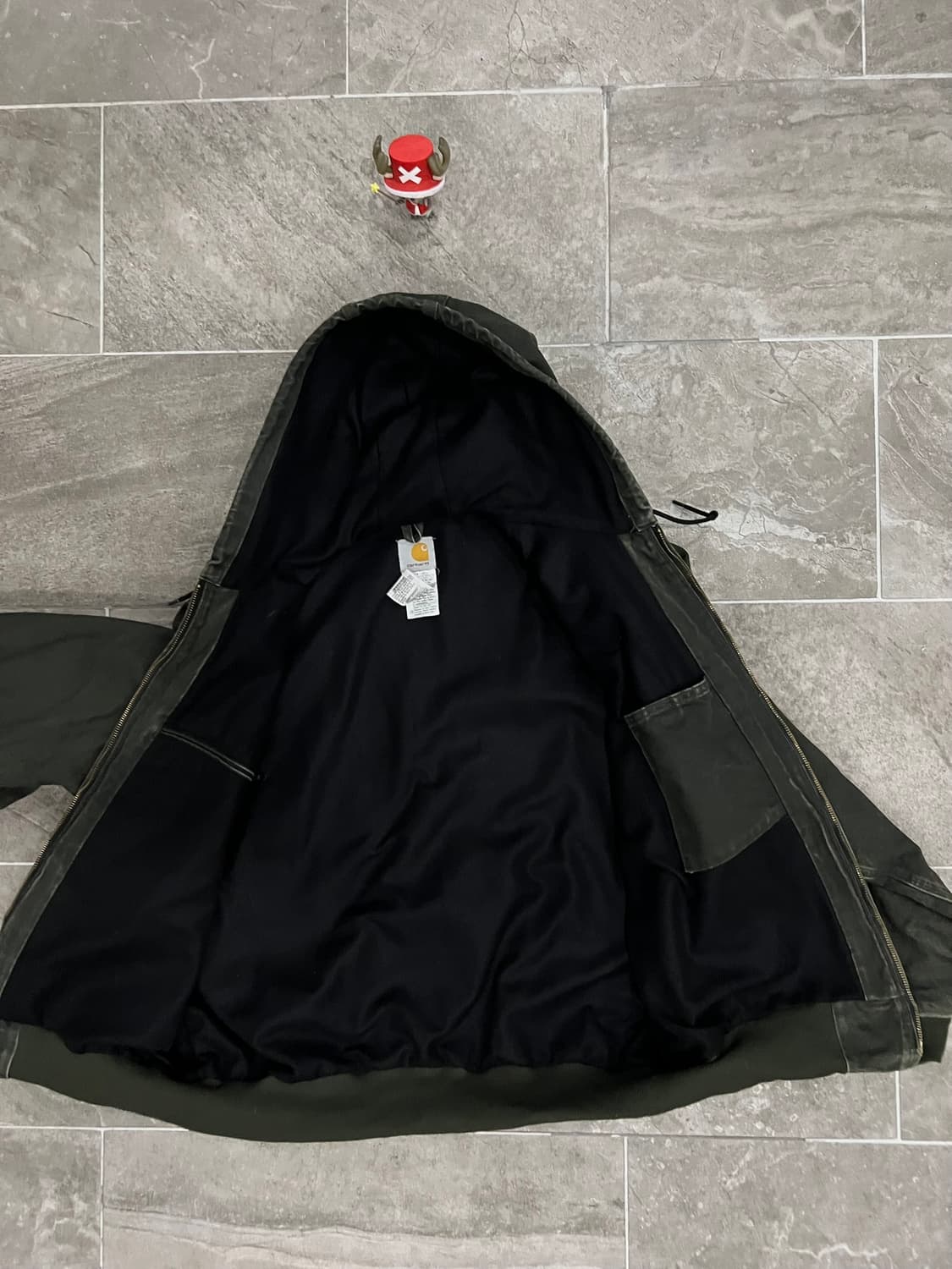 (XL) 칼하트 후드 덕 액티브 자켓 J25 MOS 모스그린 상품이미지3