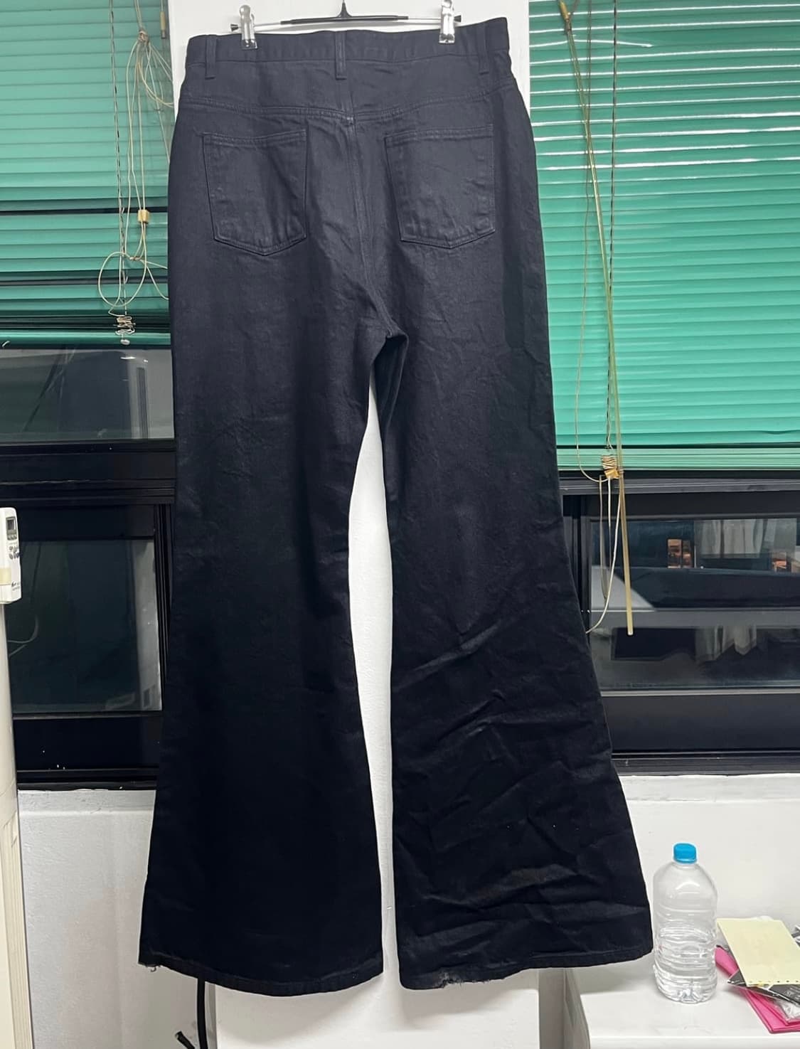 Emostanceclub 레더 패치 플레어진  상품이미지2