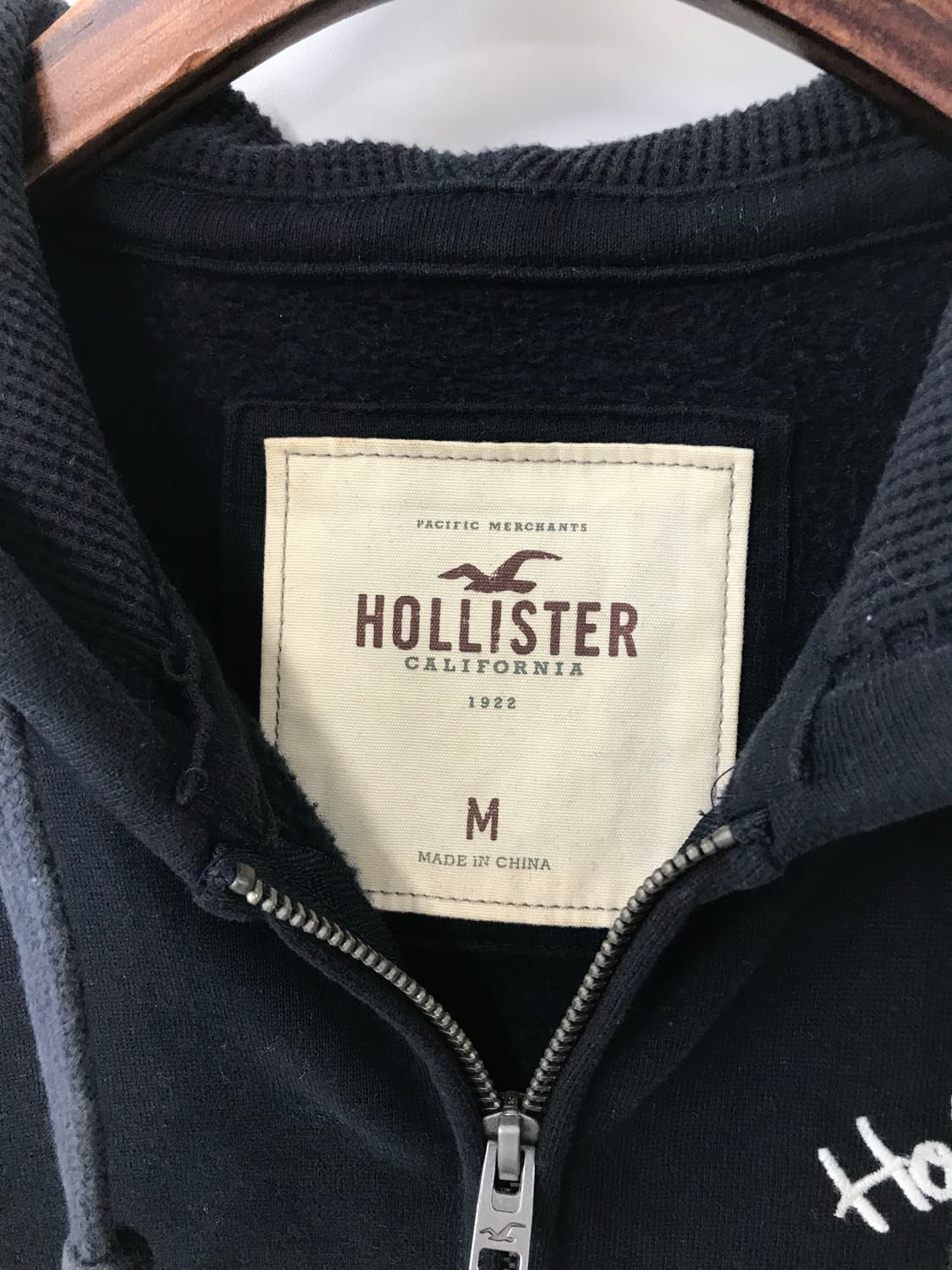 홀리스터 y2k 와투케 네이비 딱붙 후드집업 상품이미지7