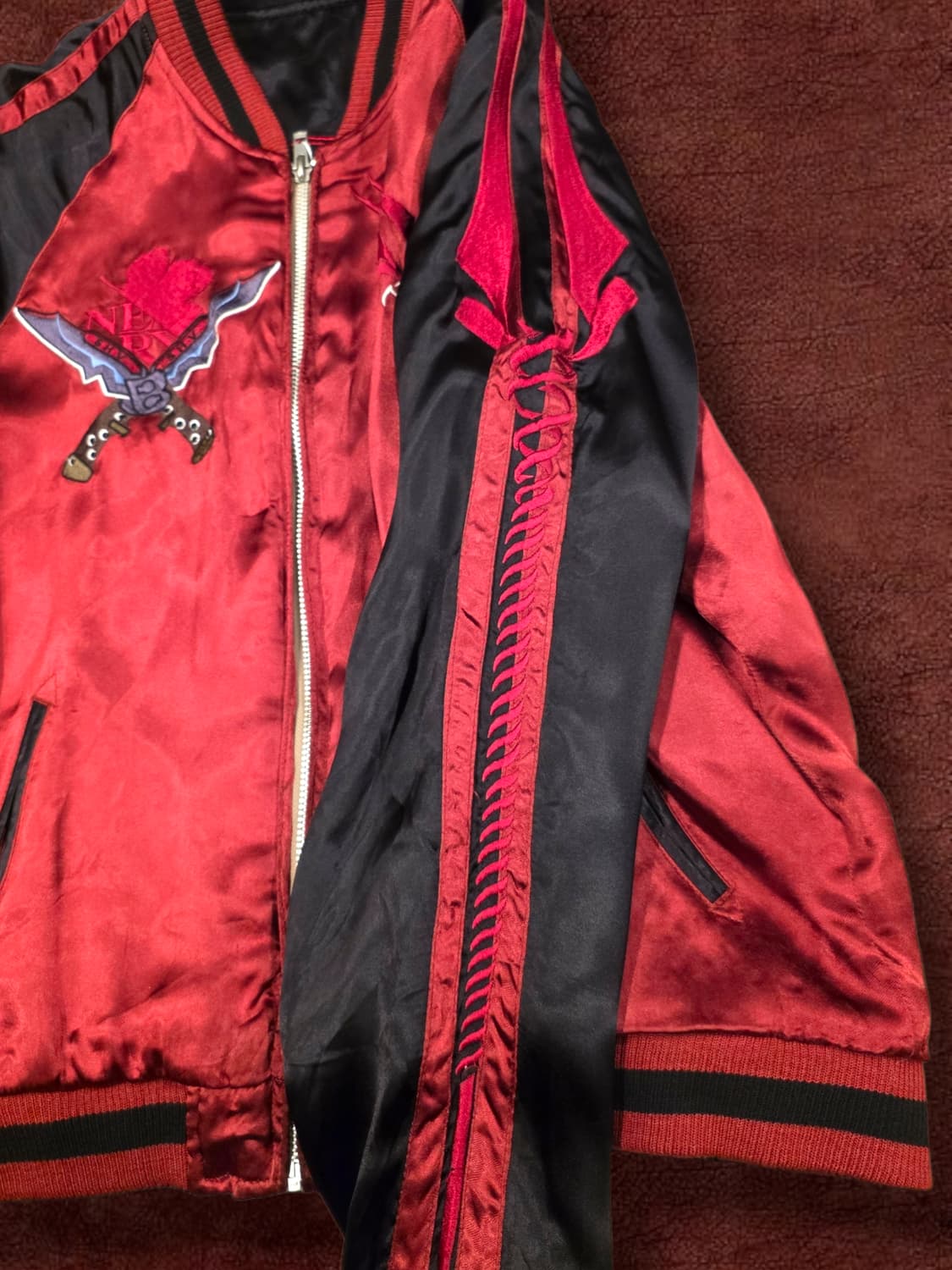 미야비 무스비 X 에반게리온 리버시블 스카잔 상품이미지4