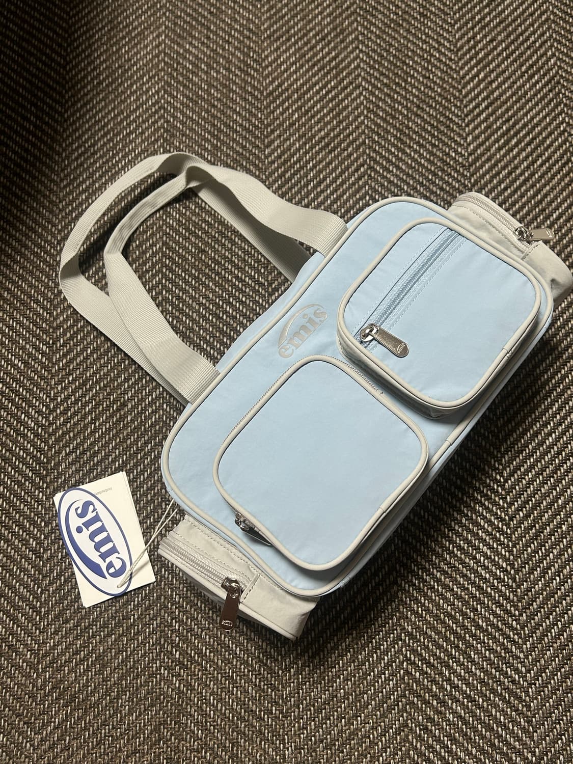 (새상품 신상) emis 이미스 블록 숄더백 상품이미지3