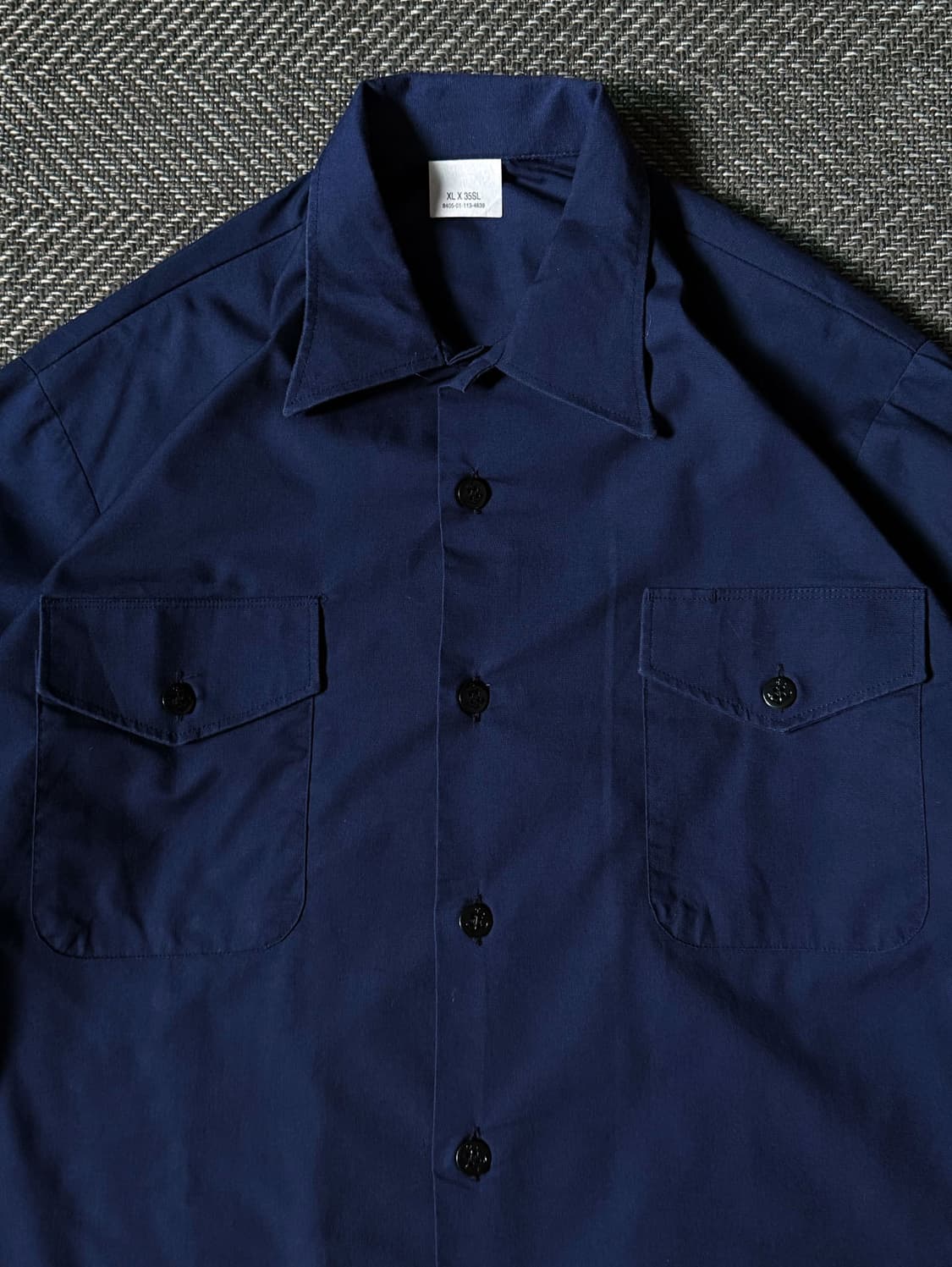 미해군 US NAVY 오리지날 유틸리티 셔츠 (105-110) 상품이미지2