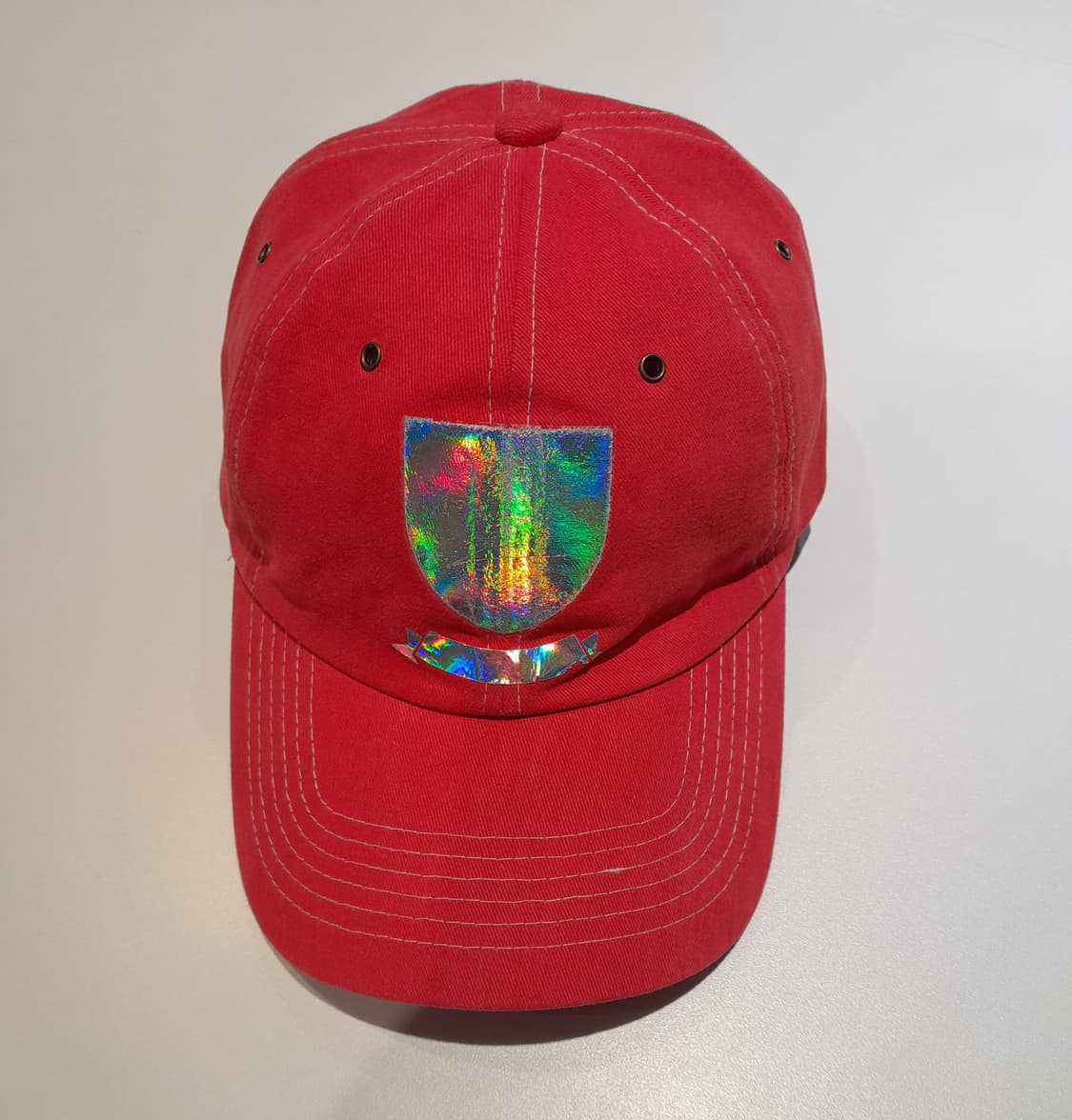 💥예스아이씨 빈티지 워싱 볼캡 (레드)   상품이미지2