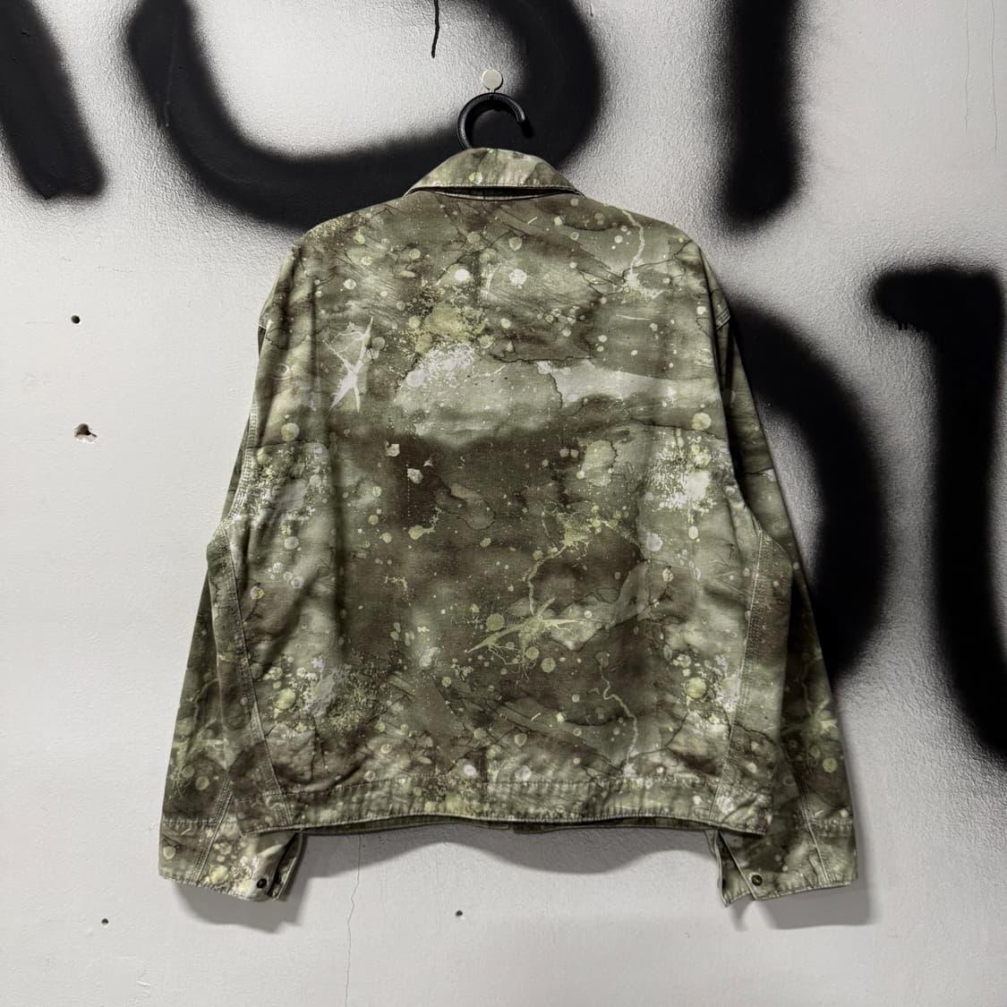 자라 더티 페인팅 워싱 데님 트러커 자켓 상품이미지2