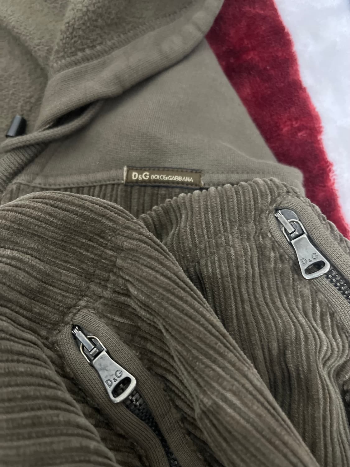 돌체앤가바나 코듀로이 후드티 105 상품이미지4