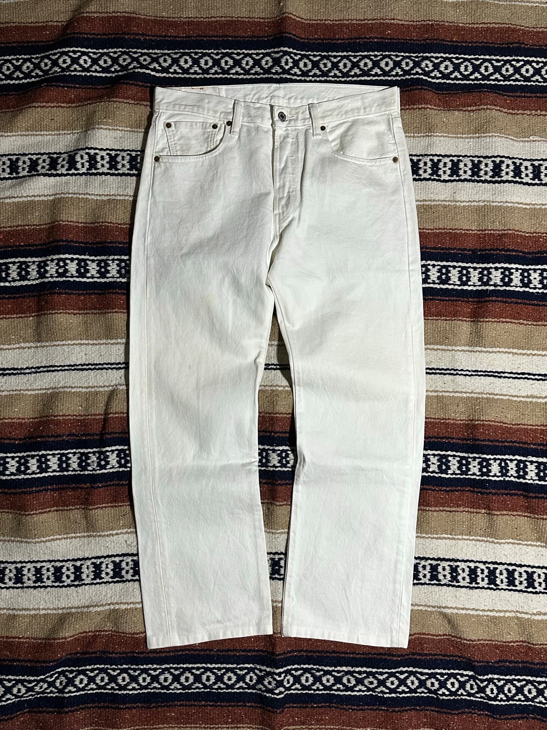 [리바이스] •Levi’s 501 White Denim 상품이미지2