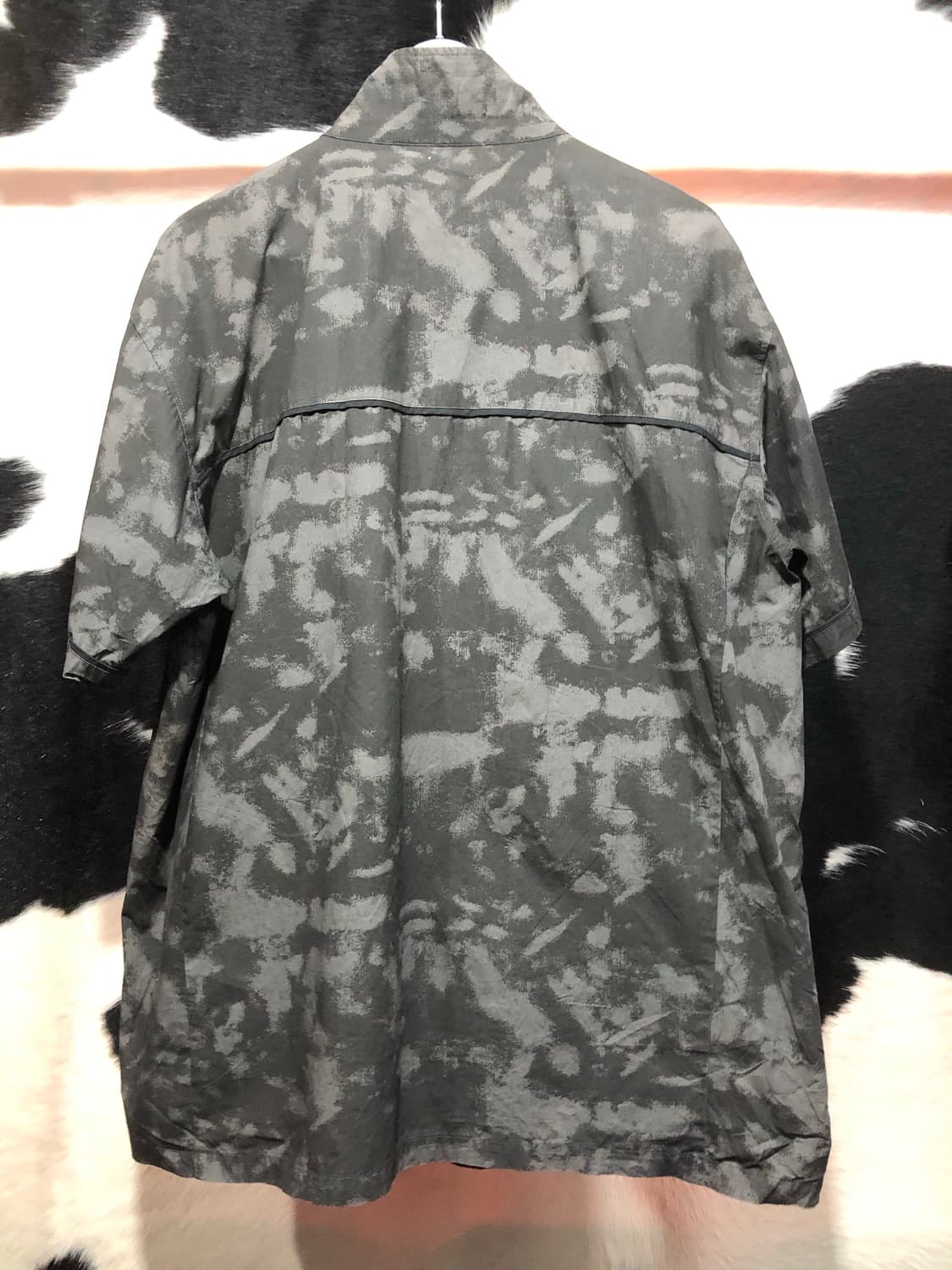 카모 패턴 나일론 반팔 집업 상품이미지6