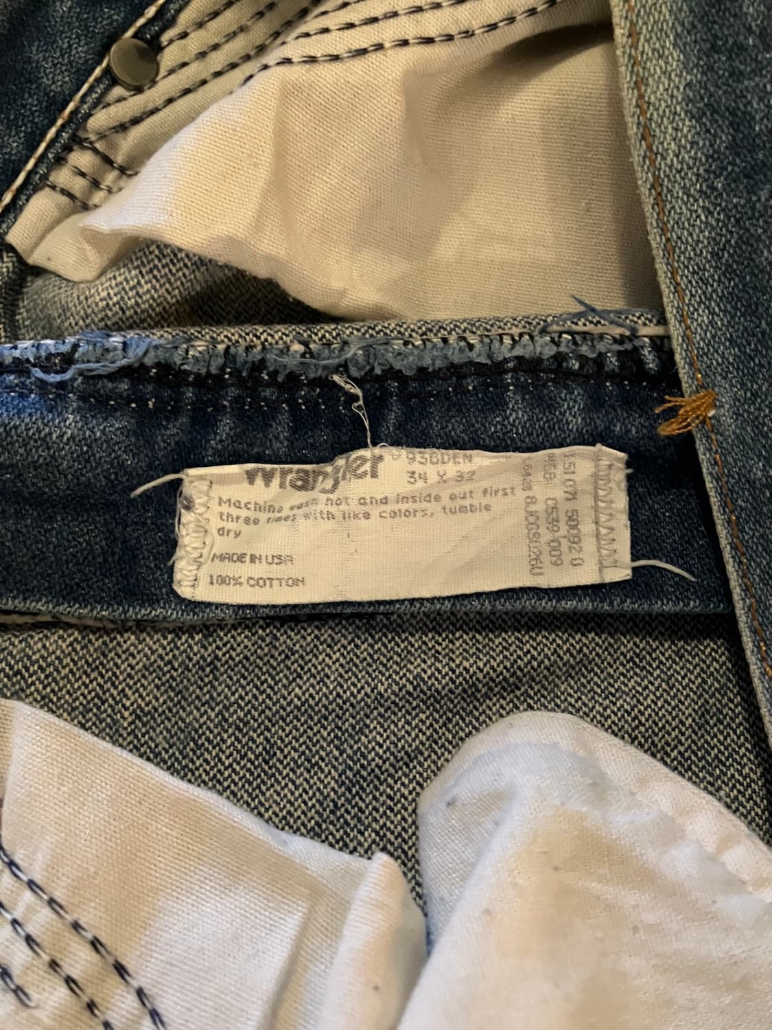 90s USA 빈티지 랭글러 데님 팬츠 상품이미지9