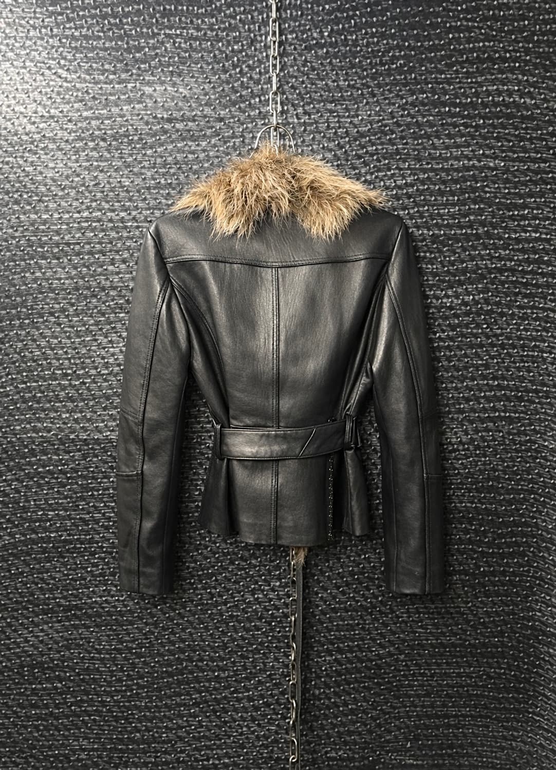 Kasibady 와일드 퍼 레더자켓 상품이미지2