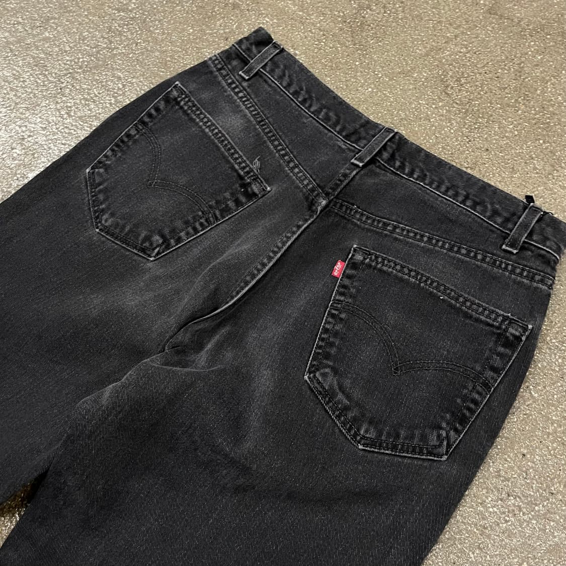 00s USA 리바이스550 블랙진 (32“) 상품이미지5