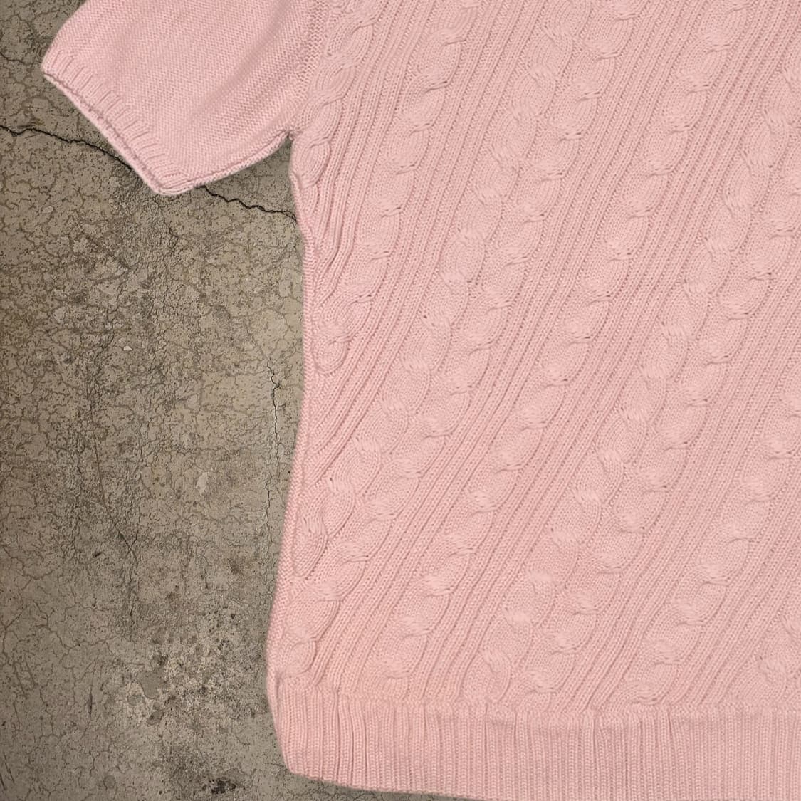 파올라 고리니 케이블 반팔 니트 상품이미지3