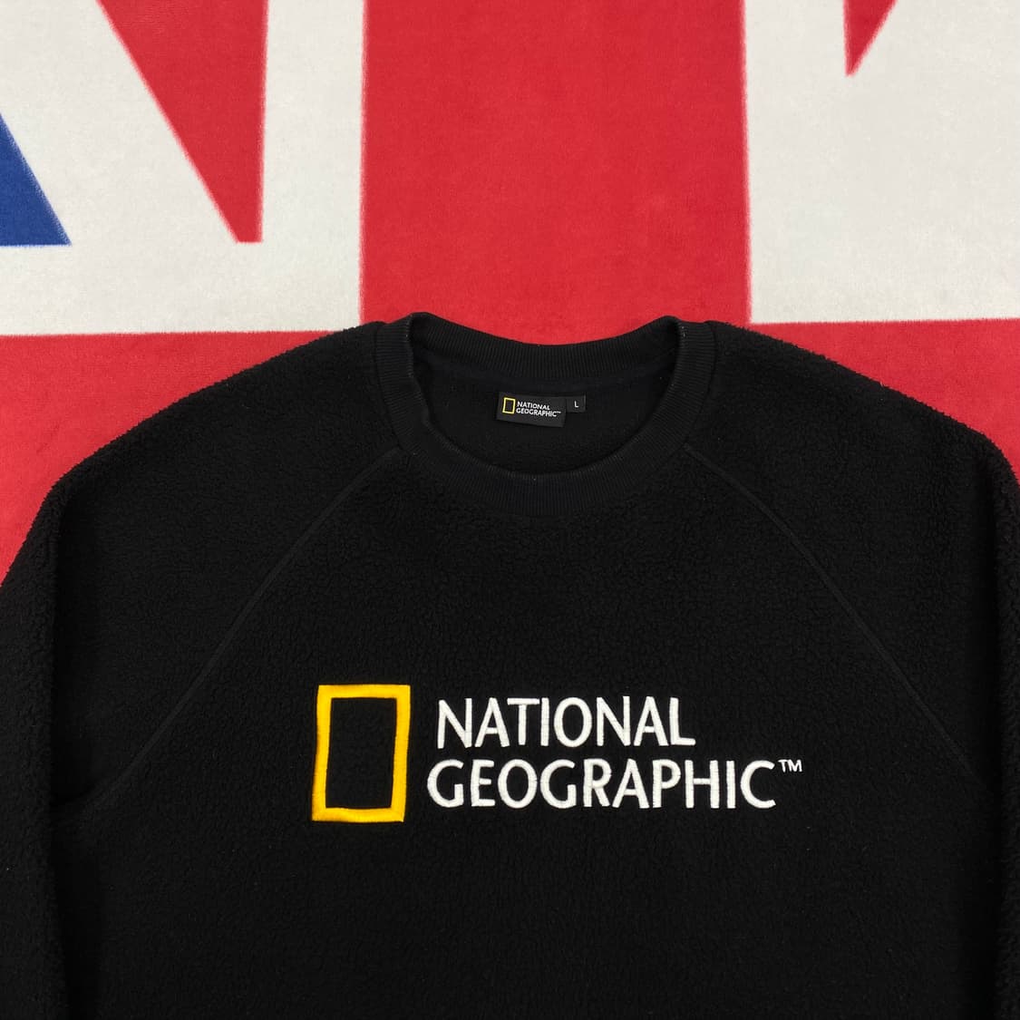 내셔널지오그래픽 플리스 맨투맨 L 상품이미지3