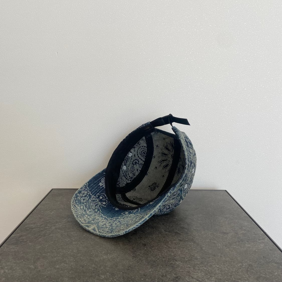 슈프림 반다나 워시드 데님 박스로고 캠프캡 모자 상품이미지6