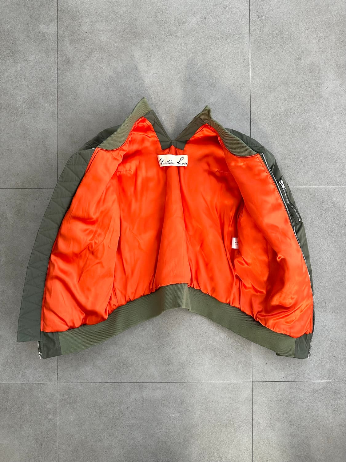 마틴 로즈 백 슬릿 오버사이즈 봄버 상품이미지7