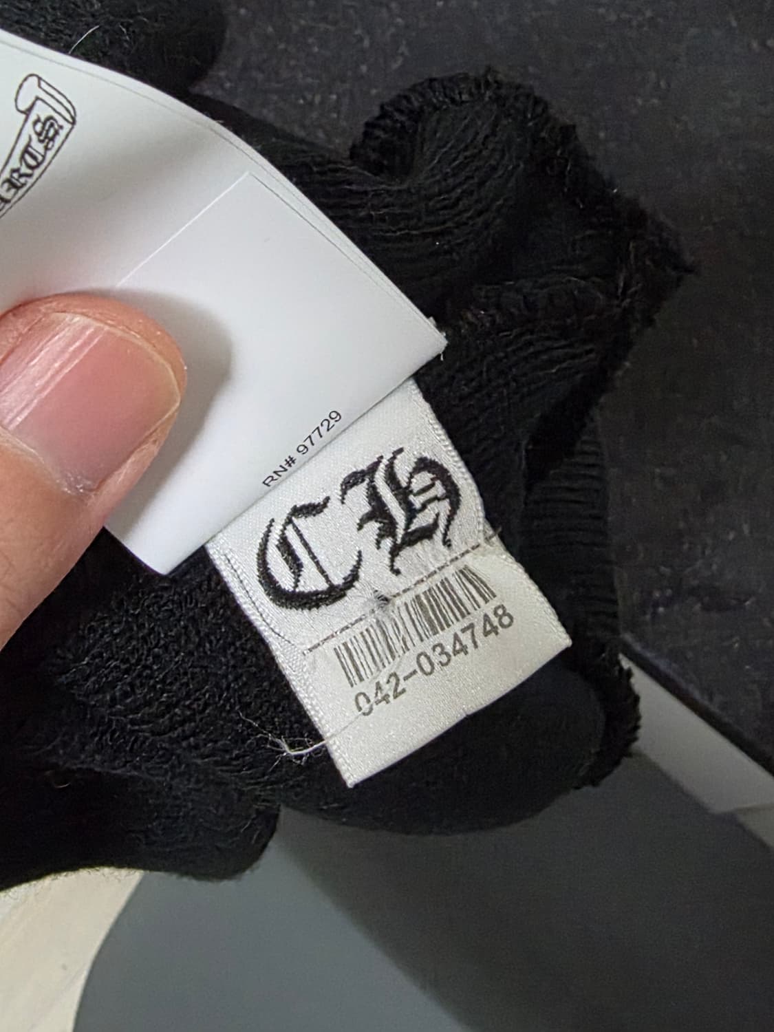 크롬하츠 로고 비니 블랙 상품이미지4