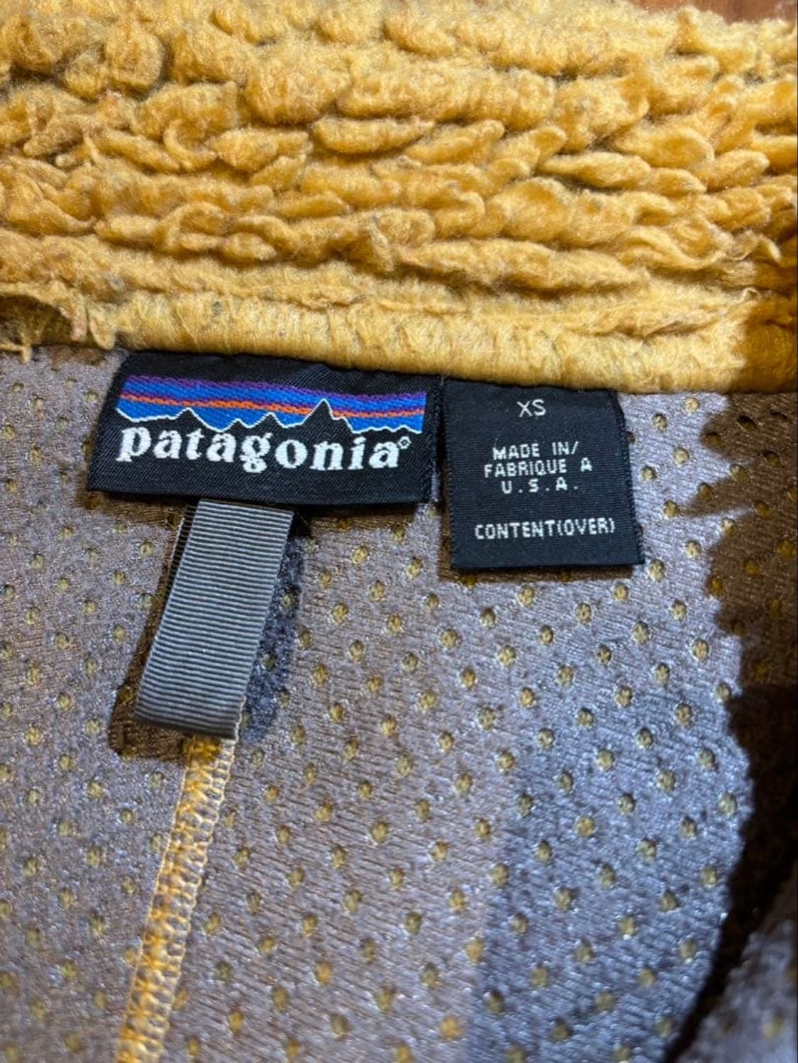 파타고니아 딥파일 머스타드 xs 상품이미지4