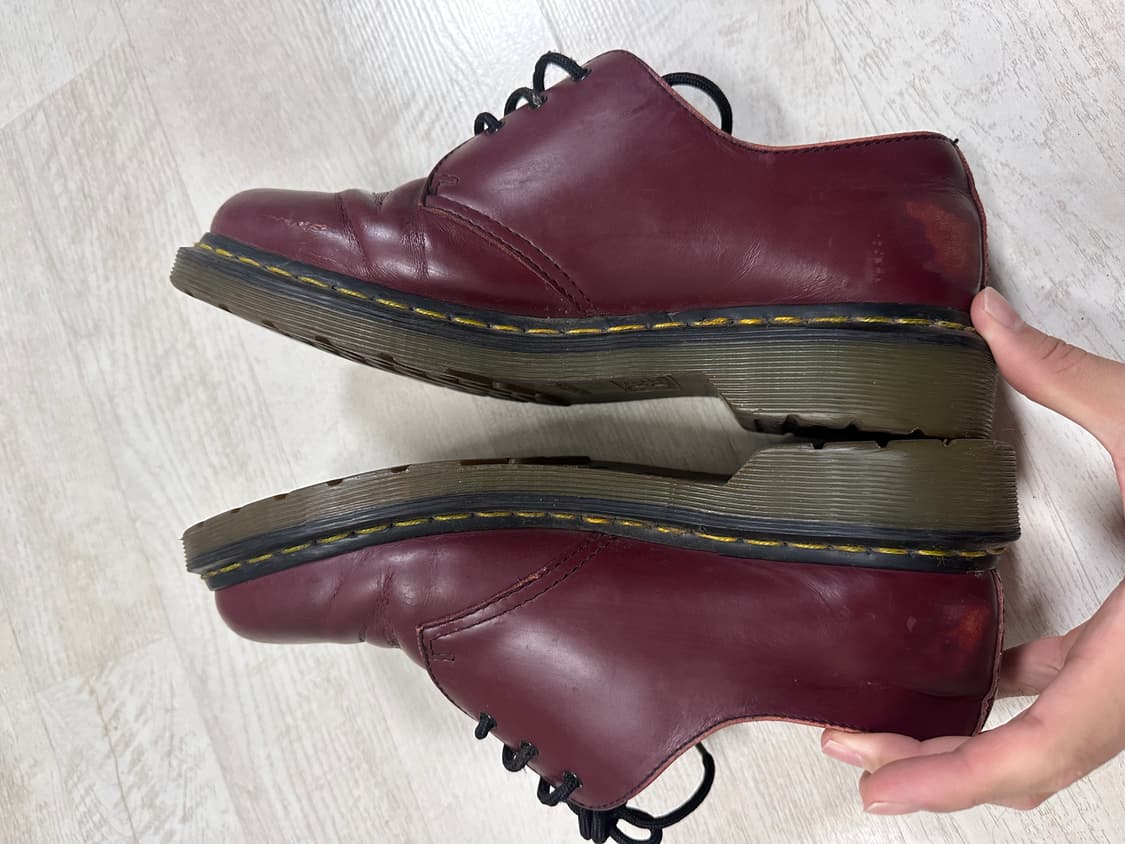 닥터마틴 1461 스무스 체리레드 Uk7 상품이미지4
