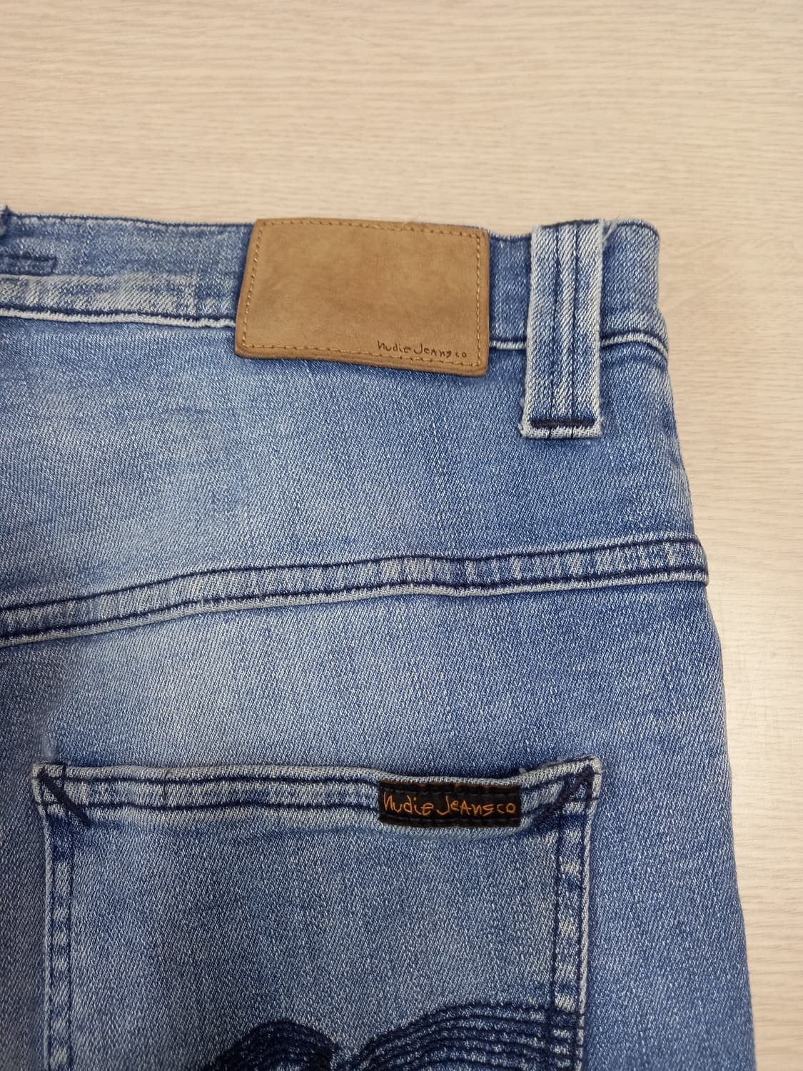 30 NudieJeans Italy 커팅 스판 데님반바지 30-239 상품이미지3