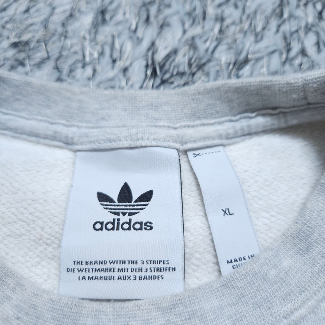 아디다스) XL 남자 3선 랩크루 맨투맨 스웨트셔츠 / 왕눈이샵 상품이미지8