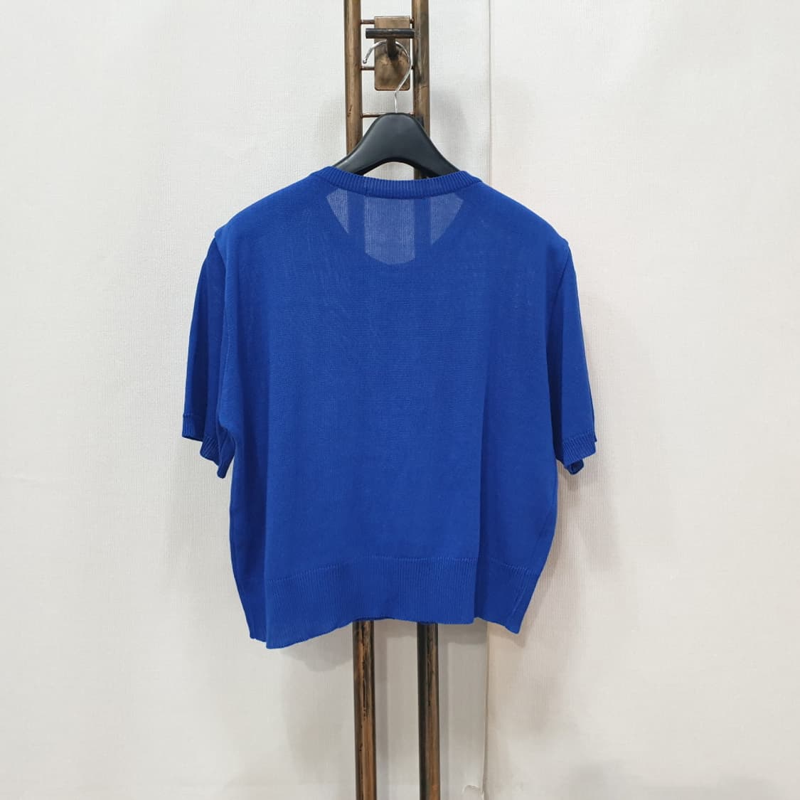 미쏘 에센셜 라운드넥 반팔 가디건 M 상품이미지3