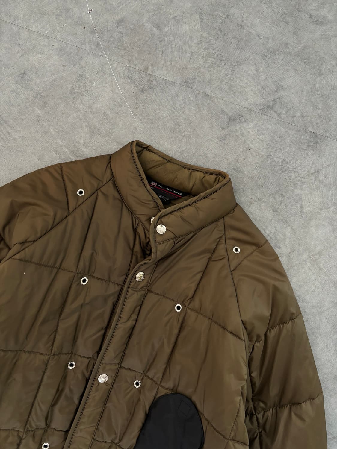 Polo Jeans 폴로 진스 올리브 컬러 퀼티드 자켓  상품이미지2