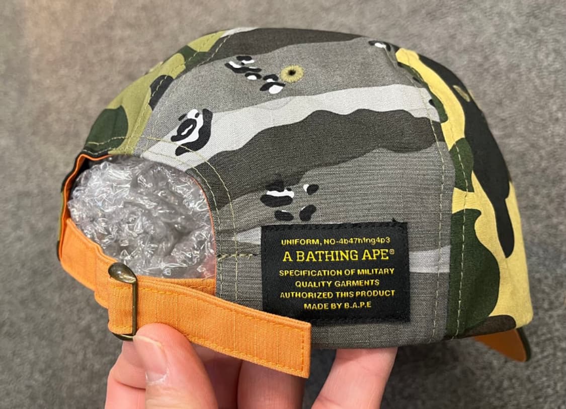베이프 크레이지 카모패턴 볼캡 상품이미지4
