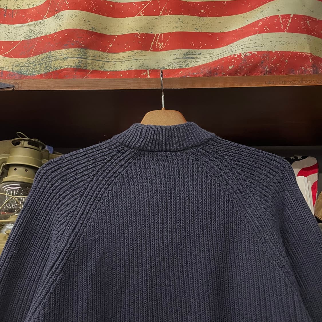 폴로 랄프로렌 신형 라벨 헤비 울 모크 넥 니트 스웨터 컨트리 상품이미지4