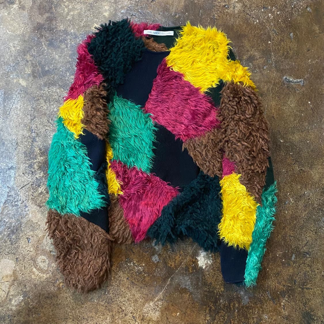 존로렌스설리번 패치워크 니트 상품이미지1