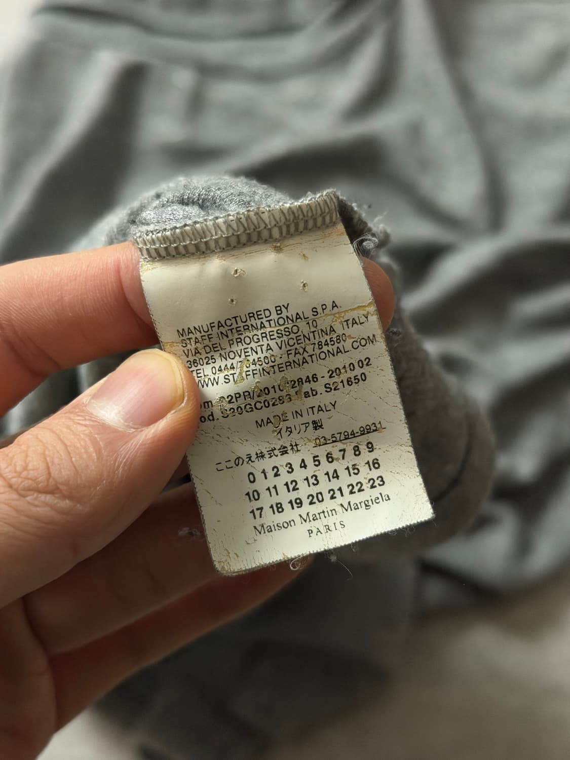 메종 마르지엘라 스티치 PK긴팔티셔츠  상품이미지6