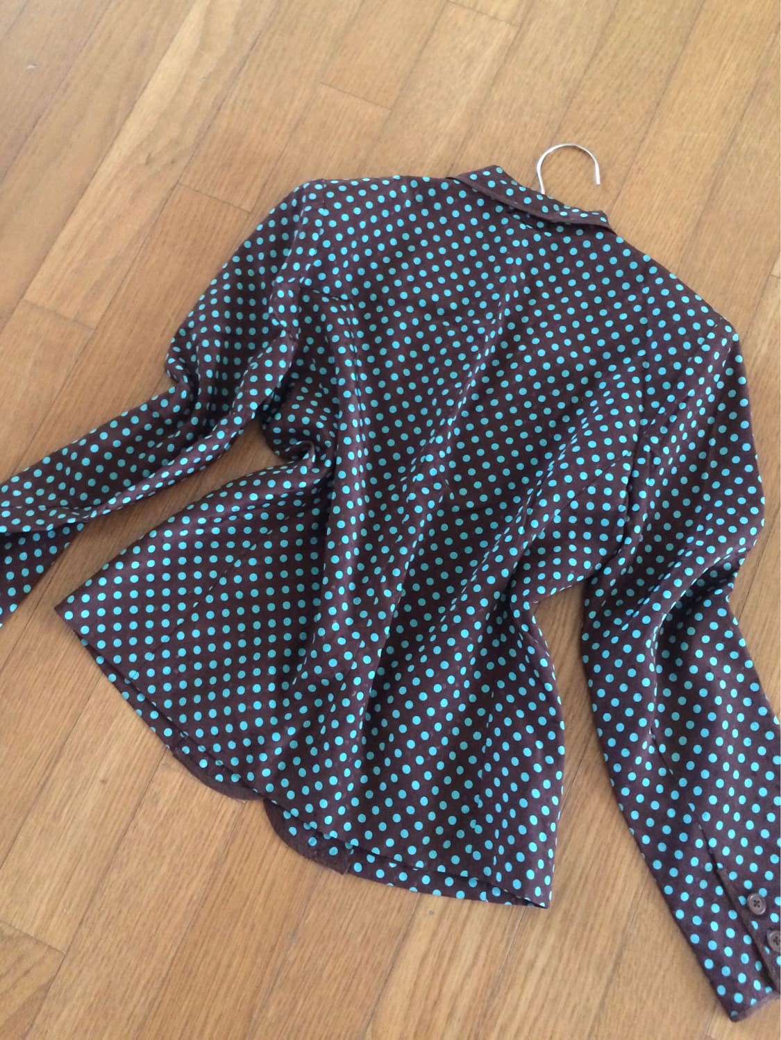 Mint Dots Jaket 헤이세이 민트 초코 도트 라떼갸루 자켓  상품이미지4