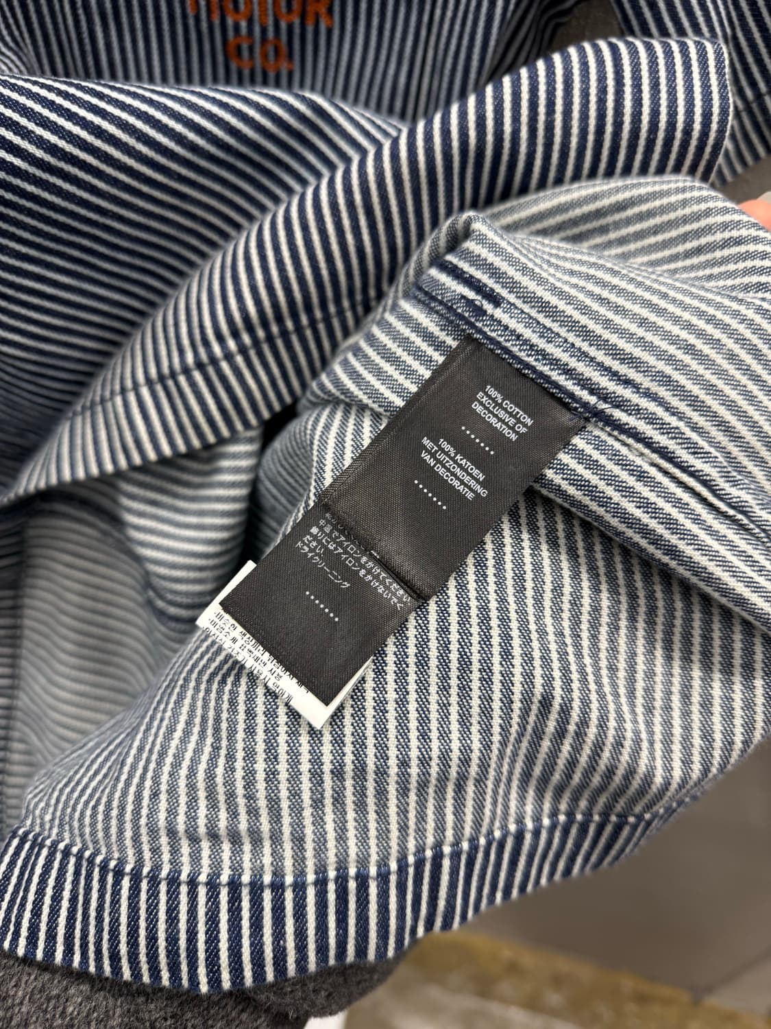 HARLEY DAVIDSON 레일로드 스트라이프 메카닉 반팔 셔츠 S 상품이미지5