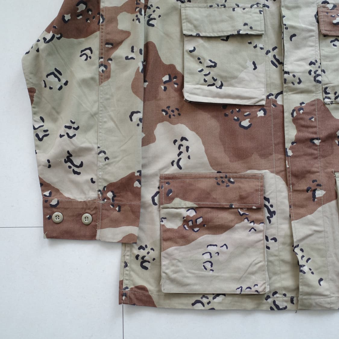 90s 미군 리프로 사막6색 초코칩 데저트 BDU 자켓 M-R 상품이미지4