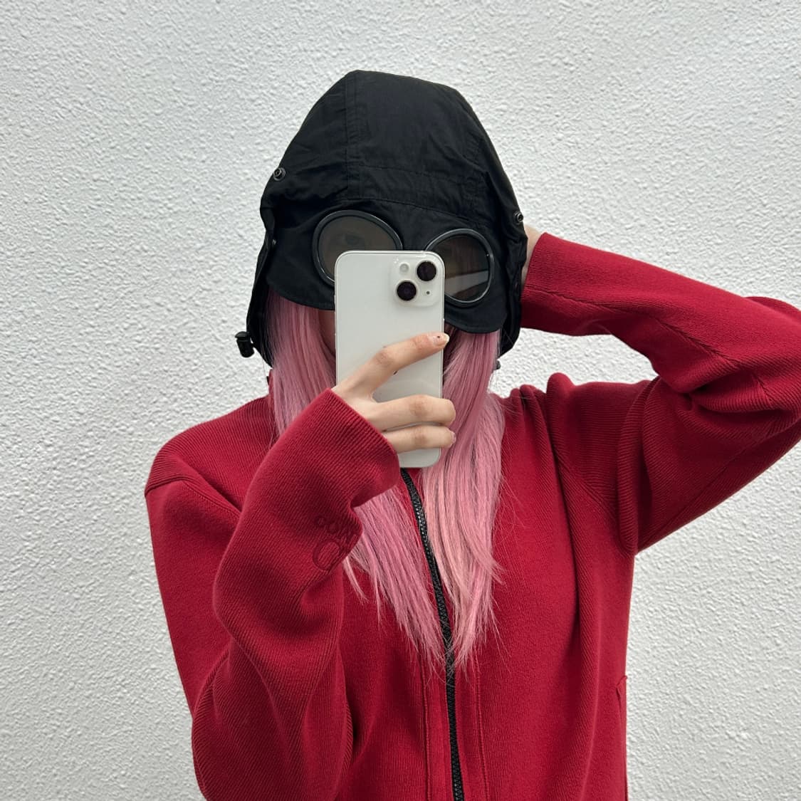 CP컴퍼니 투웨이 니팅 후디 집업 상품이미지1