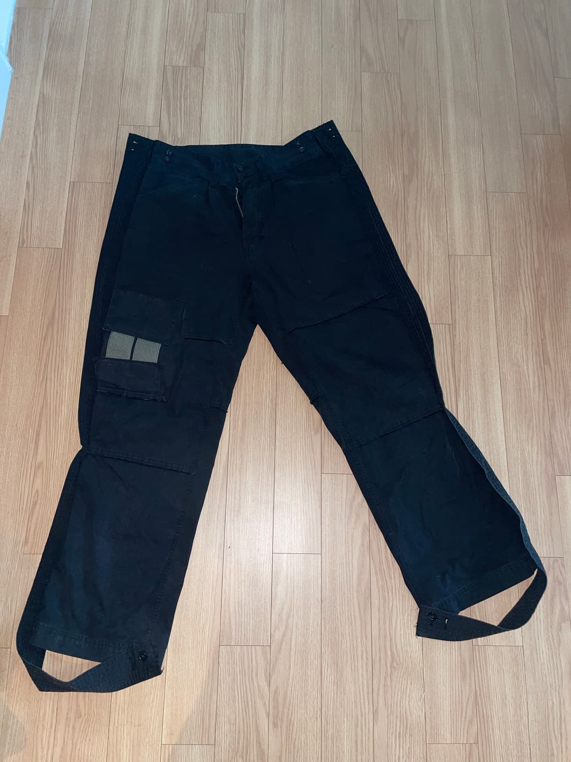 코스트퍼킬로 벨티드 카고 팬츠/ 사이즈 L (black) 상품이미지3