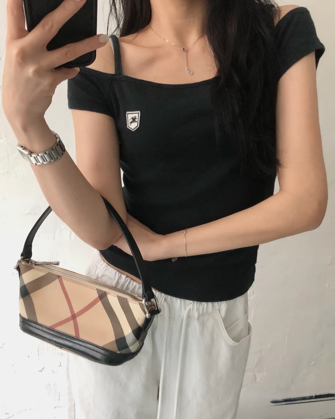 Burberry 버버리 노바체크 핸드백 상품이미지1