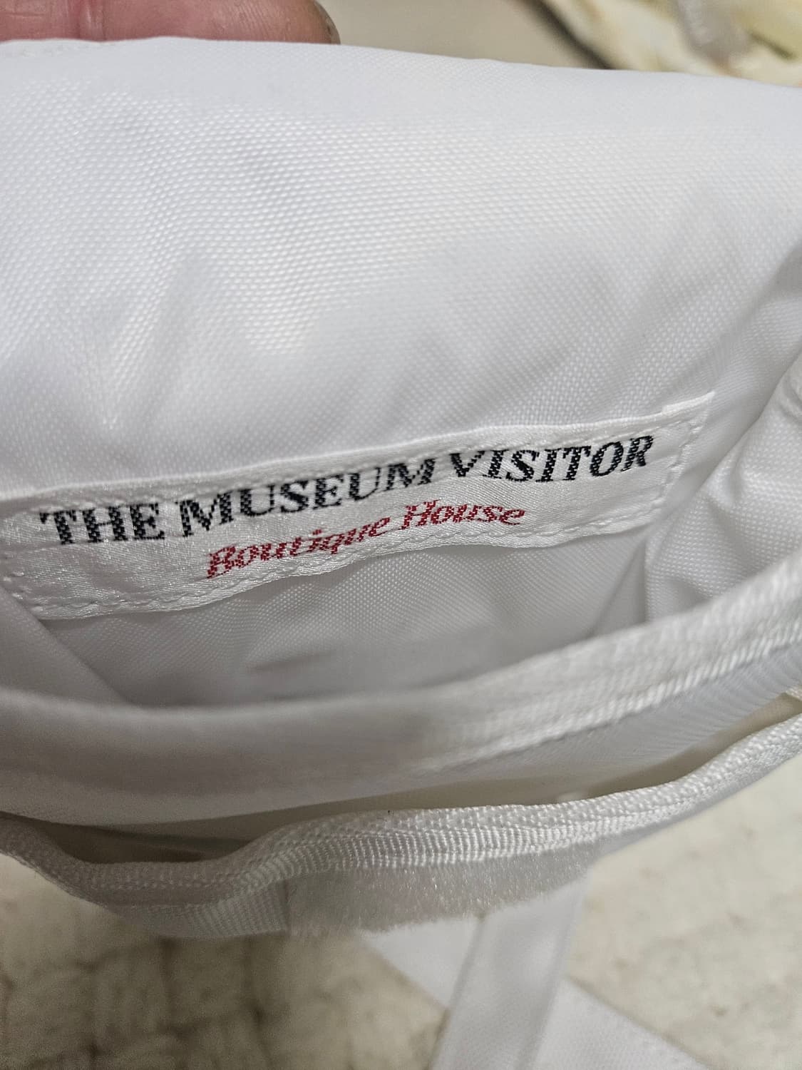 더뮤지엄비지터 the museum visitor 하트잼 미니백 화이트 상품이미지3
