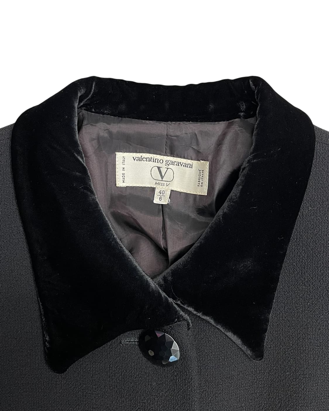발렌티노 Miss v 80s 하트 포켓 디테일 벨벳 카라 자켓 상품이미지9