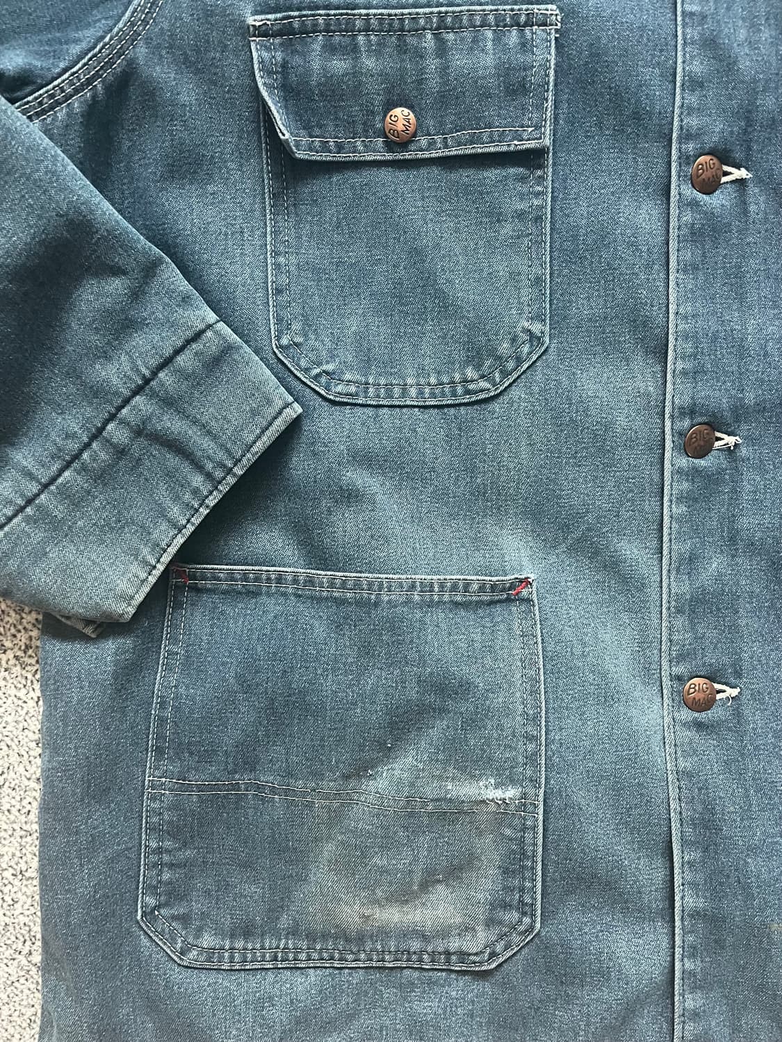 BIG MAC 블랭킷 라이너 데님 초어 코트 상품이미지5