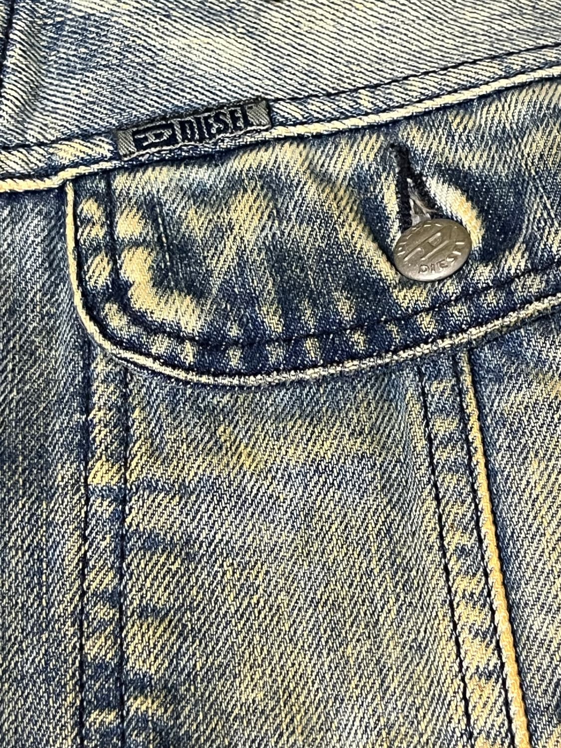 00’s Diesel cropped denim jacket  상품이미지5