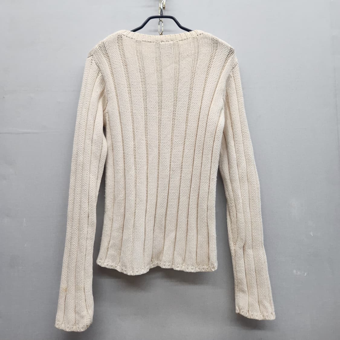 폴로진스 빅로고 성조기 골지 코튼 니트 M(S~M) 상품이미지4