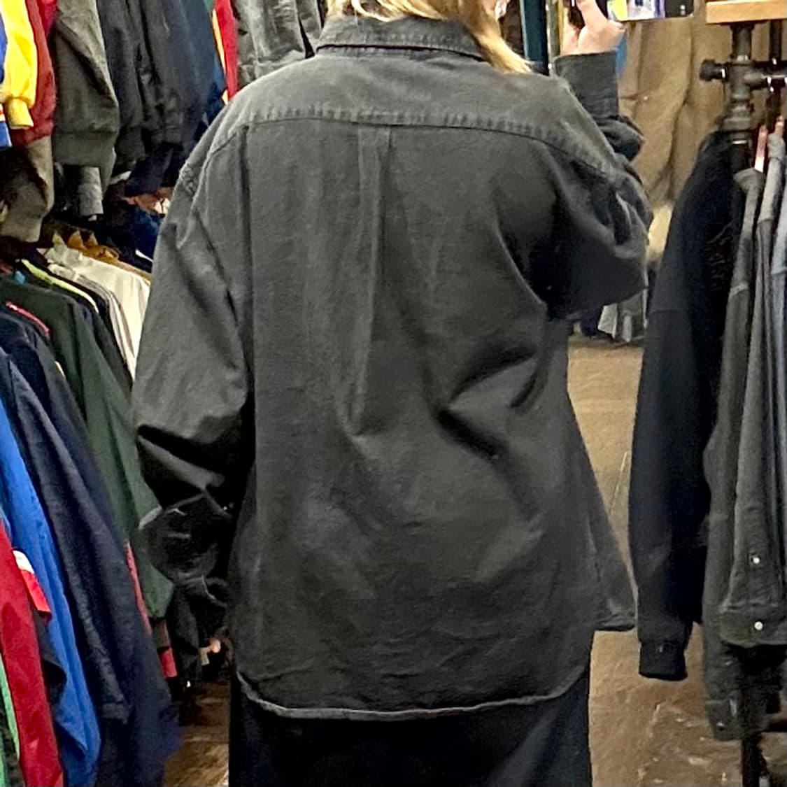 [HI] 칼하트 긴팔 데님셔츠 블랙  상품이미지5