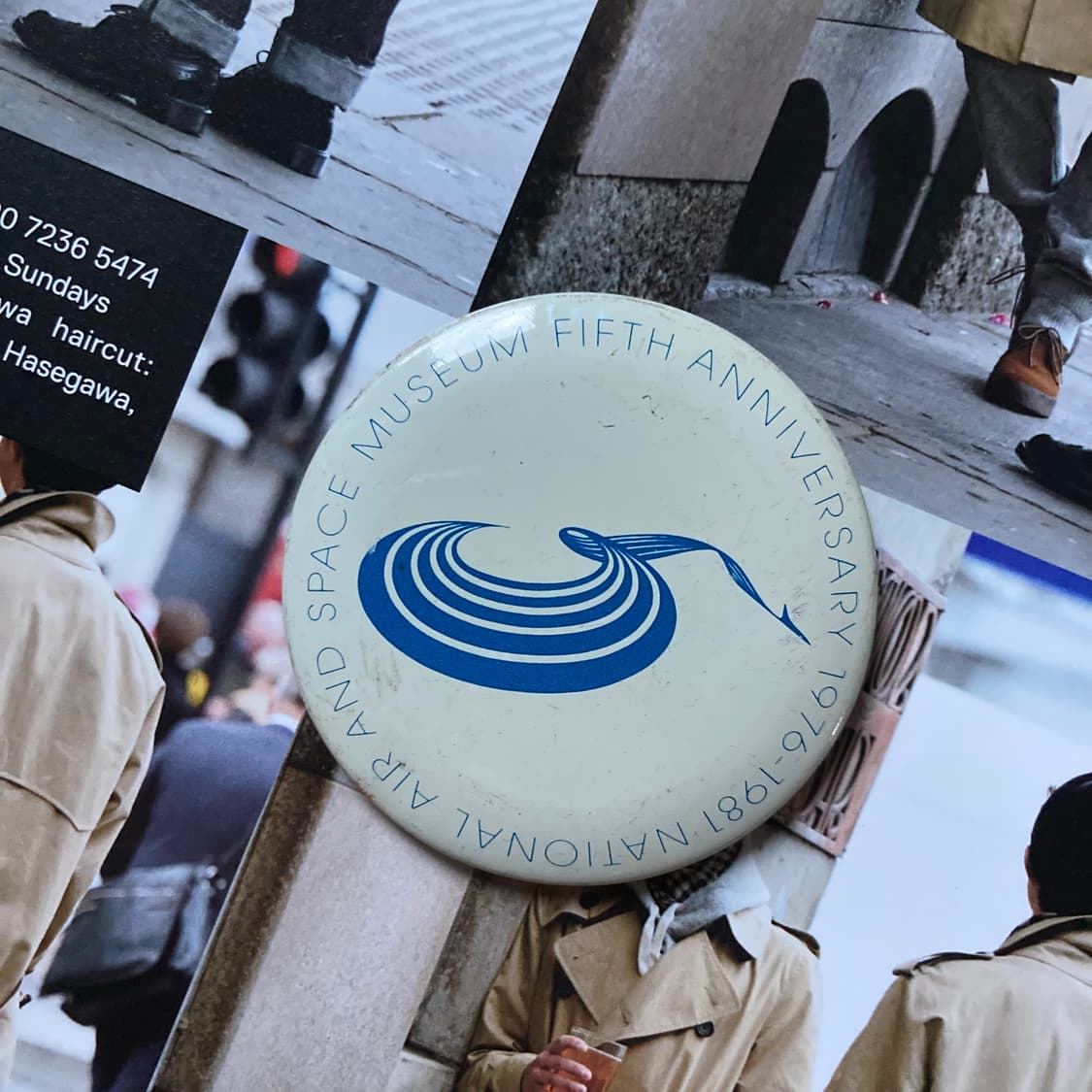 빈티지 MUSEUM 뮤지엄 프린팅 핀 버튼 뱃지 브로치 악세사리 상품이미지1