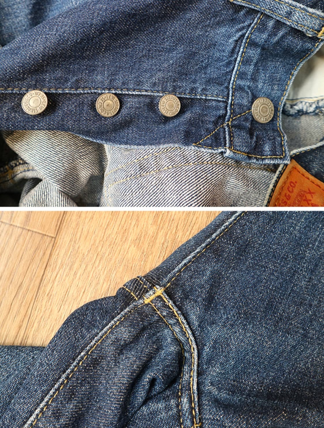 일본판 90s levis 리바이스 LVC 503BXX 빅E 셀비지 데님  상품이미지9