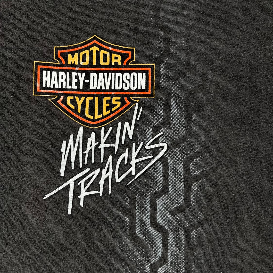 빈티지 할리데이비슨 Makin' Tracks 반팔티 상품이미지4