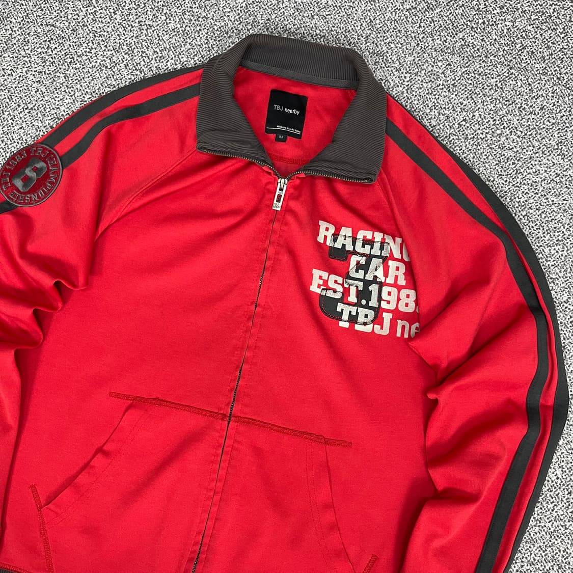 <빈티지 레이싱 집업 져지> No.1273 상품이미지5